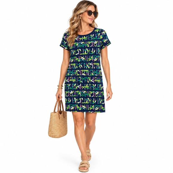 Tommy Bahama | Dresses | Tommy Bahama T Shirt Dress Womens Xs Navy ...